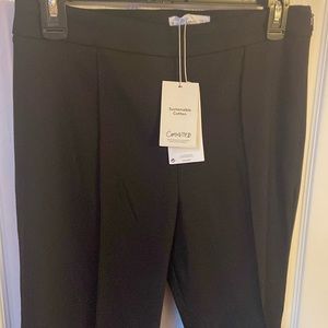 NWT MNG Black Pleated Work Pant